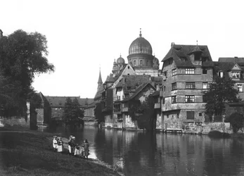 The synagogue at Nuremberg, c.1910